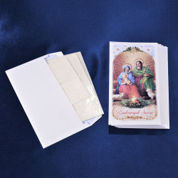 Komplety, 2 duże i 2 małe opłatki plus opakowanie